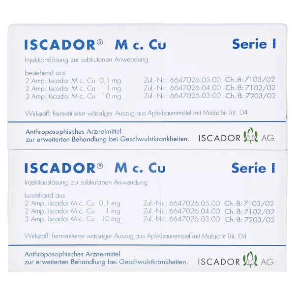 Iscador M c.Cu Serie I Injektionslösung 14X1 ml