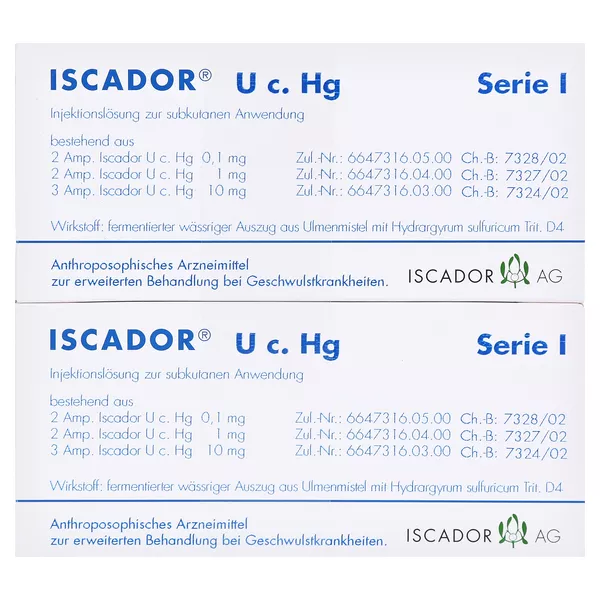 Iscador U c.Hg Serie I Injektionslösung 14X1 ml