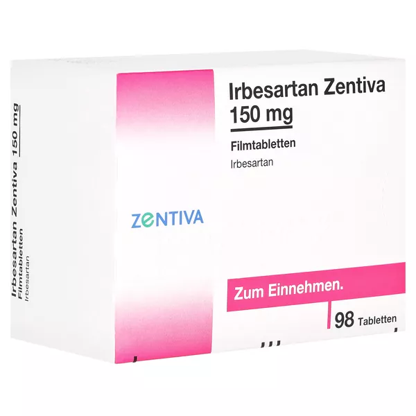 Irbesartan Zentiva 150 mg Filmtabletten 98 St