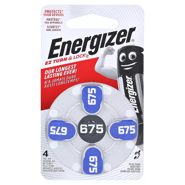 Energizer Hörgerätebatterie 675 4 St