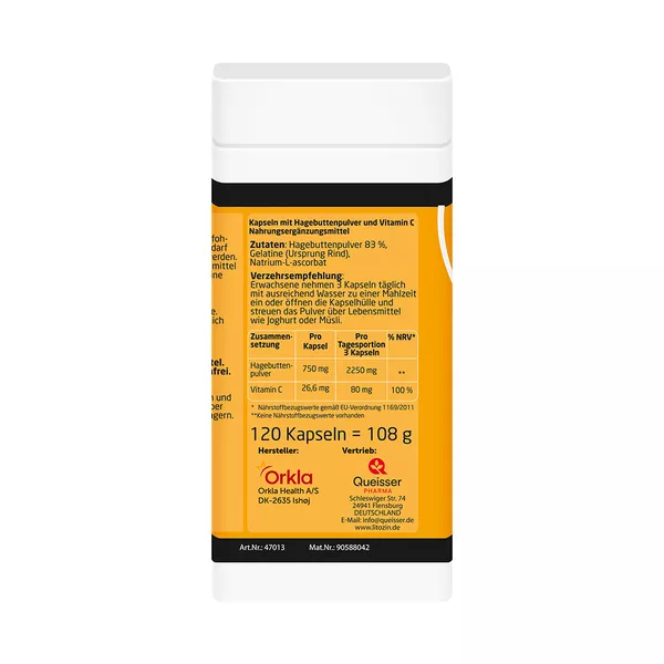 Litozin Ultra Hagebuttenpulver + Vitamin C 120 St