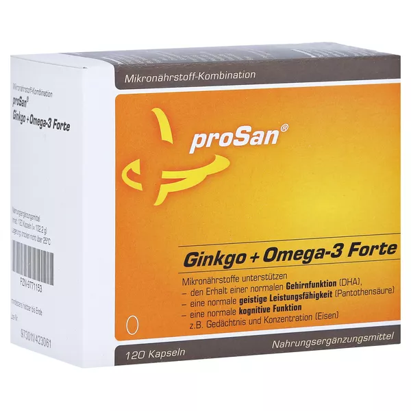 proSan Ginkgo+Omega-3 Forte