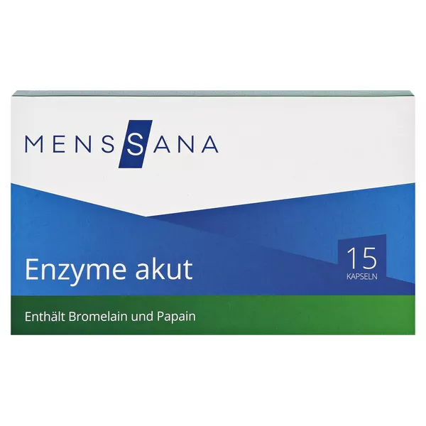 Enzyme akut Menssana Kapseln 15 St