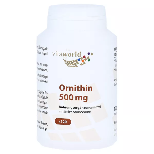 Ornithin 500 mg Kapseln 120 St