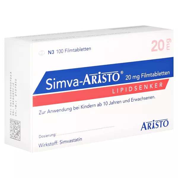 Simva Aristo 20 mg Filmtabletten 100 St