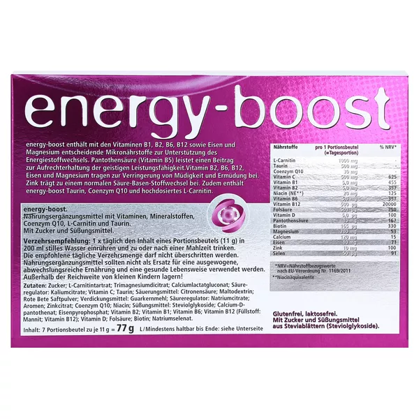Energy-boost Orthoexpert Trinkgranulat 7X11 g