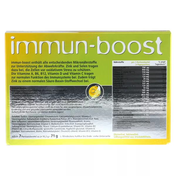 Immun-boost Orthoexpert Trinkgranulat 7X10,2 g