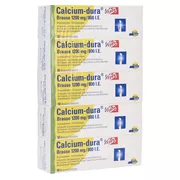 Calcium DURA Vit D3 Brause 1200 mg/800 I 50 St
