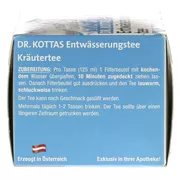 Dr.kottas Entwässerungstee Filterbeutel 20 St