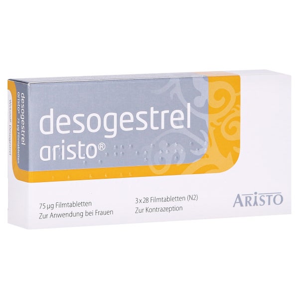 Desogestrel Aristo 75 µg Filmtabletten 3X28 St