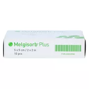 Melgisorb Plus Alginat Verband 5x5 cm st 10 St
