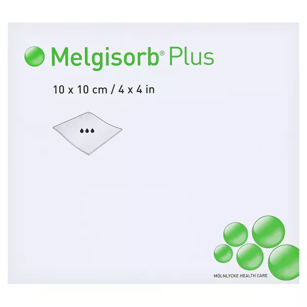 Melgisorb Plus Alginat Verband 10x10 cm 10 St