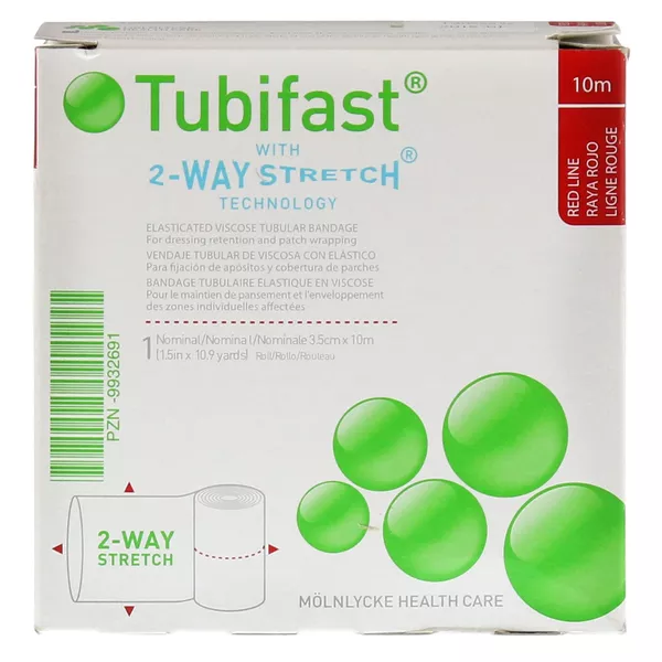 Tubifast 2-way Stretch 3,5 cmx10 m rot 1 St