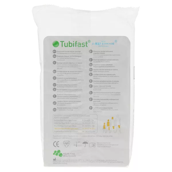 Tubifast 2-way Stretch 10,75 cmx1 m gelb 1 St