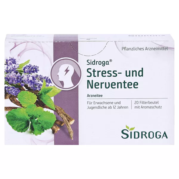 Sidroga Stress- und Nerventee Filterbeut 20X2,0 g