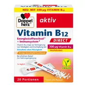 Produktabbildung: Doppelherz aktiv Vitamin B12 Direkt 20 St
