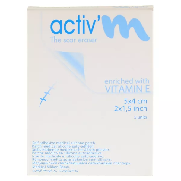 Activ'm Narbenpflaster mit Vitamin E 4x5 5 St