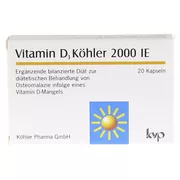 Vitamin D3 Köhler 2.000 IE 20 St