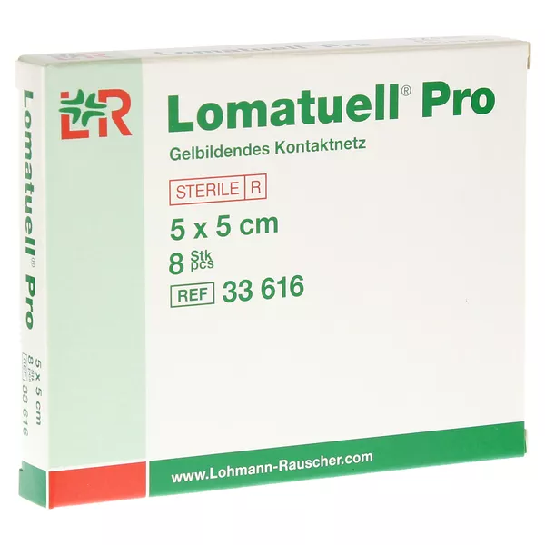 Lomatuell Pro 5x5 cm steril 8 St