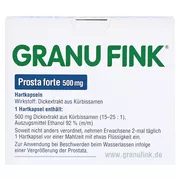 GRANU FINK Prosta forte 500 mg, 80 St.