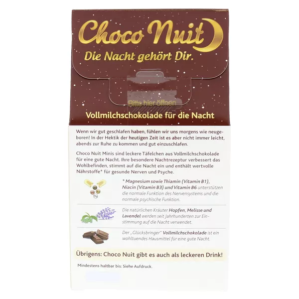 Choco NUIT Minis Vollmilchschokolade gut 12 St