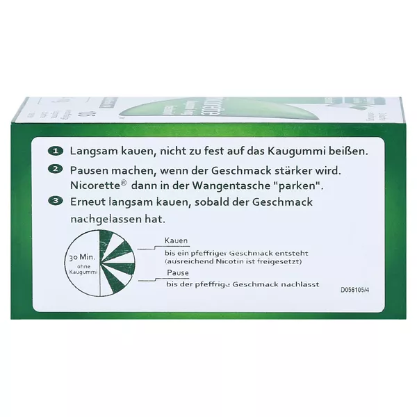 Nicorette Kaugummi 4 mg freshmint - Reimport 105 St