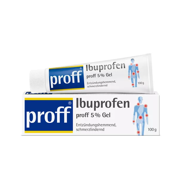 Ibuprofen Proff 5% Gel, 100 g