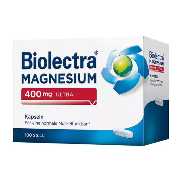 Biolectra MAGNESIUM 400 mg ultra Kapseln 100 St