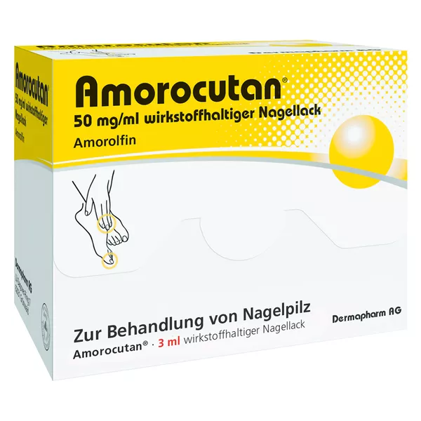 Amorocutan 50 mg/ml wirkstoffhaltiger Nagellack 3 ml