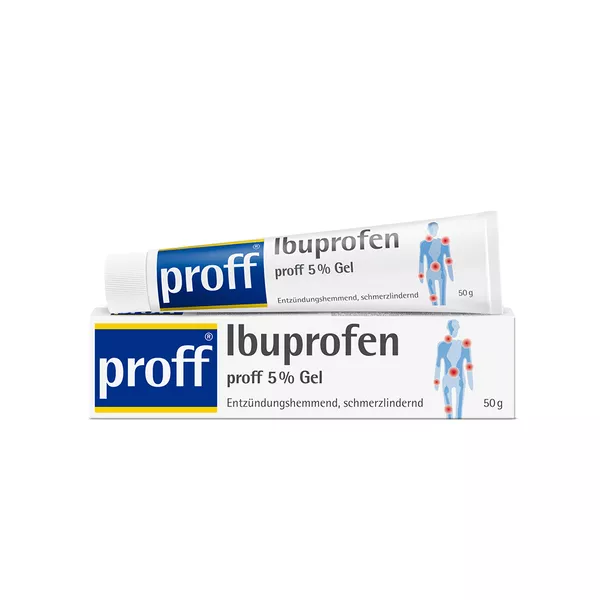 Ibuprofen Proff 5% Gel 50 g