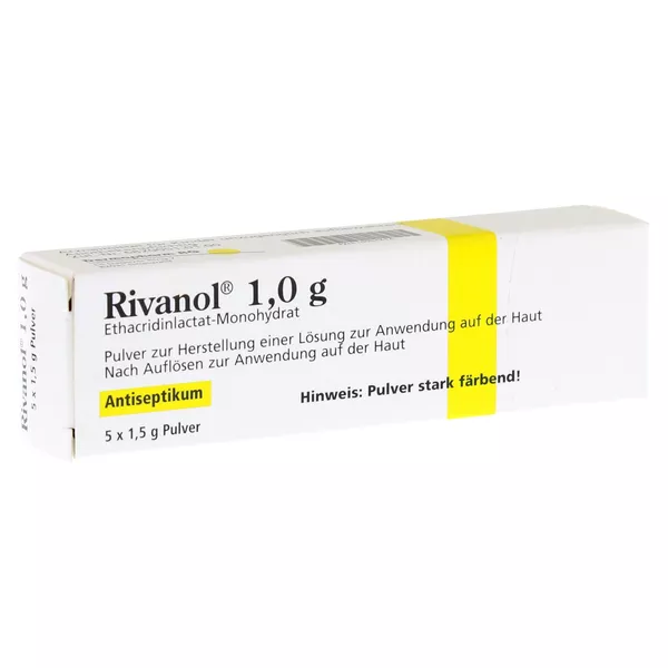 Rivanol 1,0 g Pulver 5 St