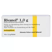 Rivanol 1,0 g Pulver 10 St