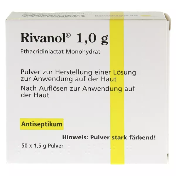 Rivanol 1,0 g Pulver 50 St