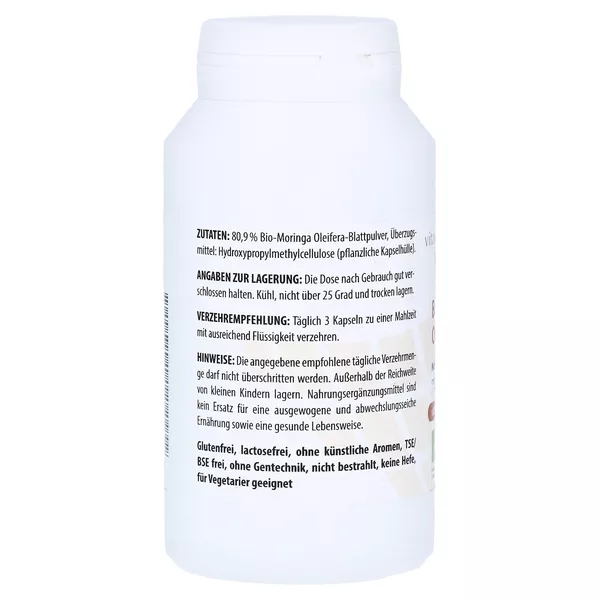 Moringa Oleifera 500 mg Kapseln 120 St