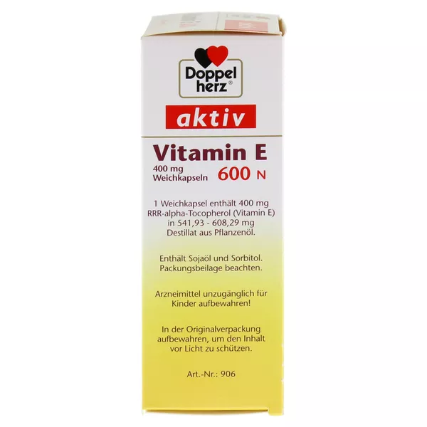 Doppelherz aktiv Vitamin E 600 N, 40 St.