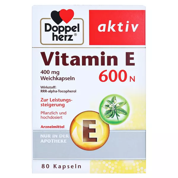 Doppelherz aktiv Vitamin E 600 N, 80 St.