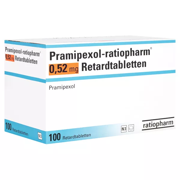 PRAMIPEXOL-ratiopharm 0,52 mg Retardtabletten 100 St
