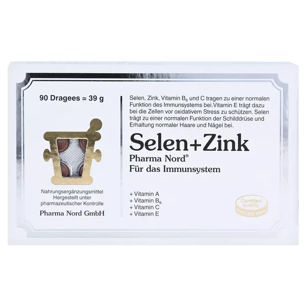 Selen+zink Pharma Nord Dragees, 90 St.