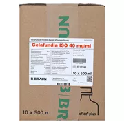 Gelafundin ISO 40 mg/ml Ecoflac plus Inf, 10 x 500 ml