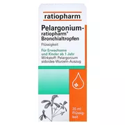 Pelargonium ratiopharm Bronchialtropfen 20 ml