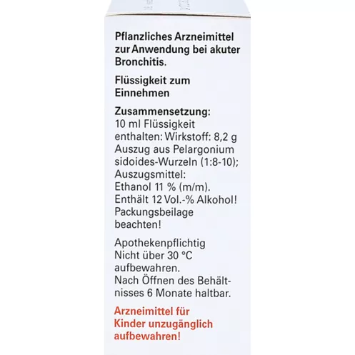 Pelargonium ratiopharm Bronchialtropfen 20 ml