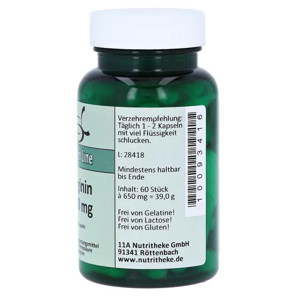 Arginin 400 mg Kapseln 60 St