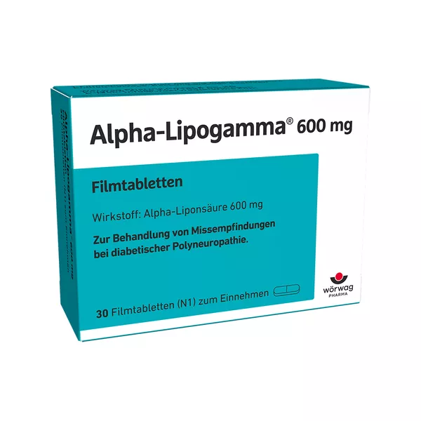 Alpha Lipogamma 600 mg, 30 St.