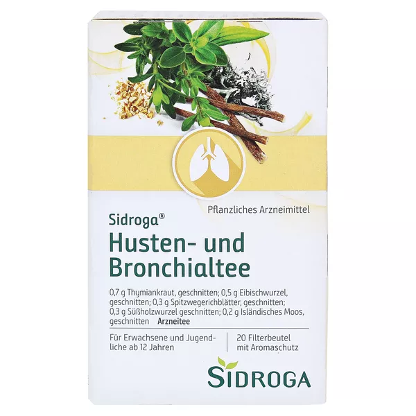 Sidroga Husten- und Bronchialtee Filterbeutel 20X2,0 g