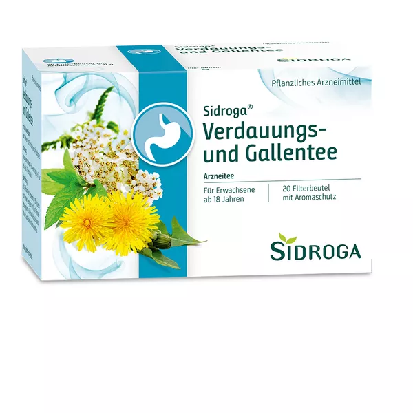 Sidroga Verdauungs- und Gallentee Filter 20X2,0 g