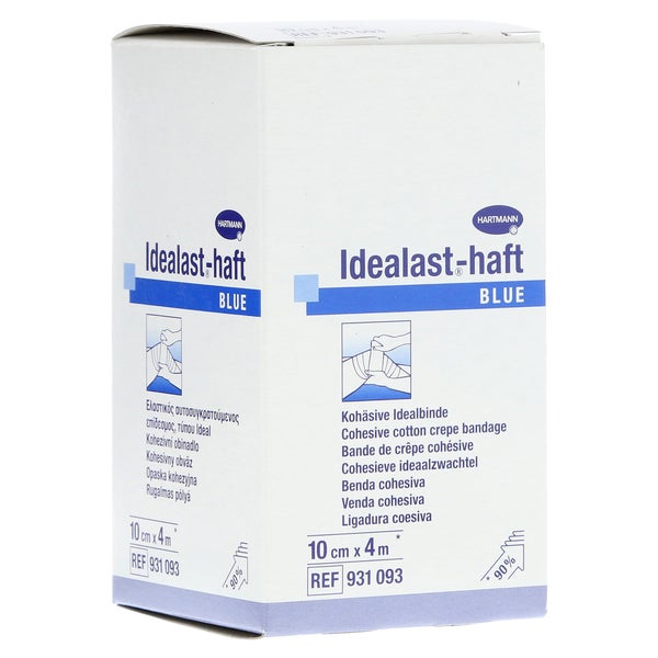 Idealast-haft color Binde 10 cm x 4 m blau 1 St