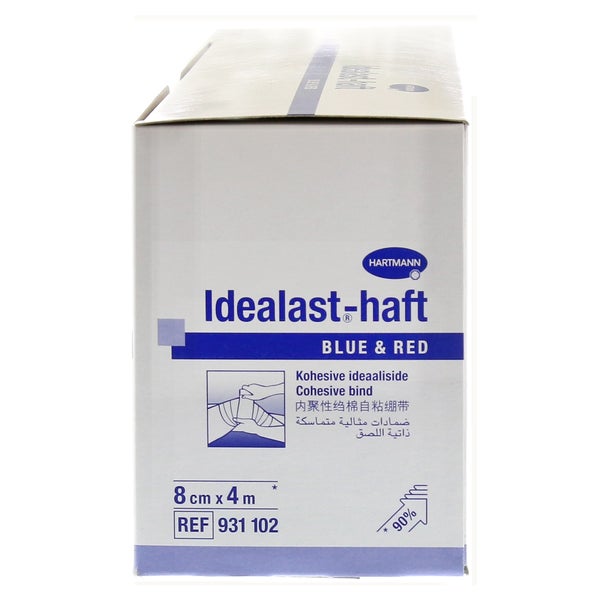 Idealast-haft color Binde 8 cm x 4 m sortiert 10 St
