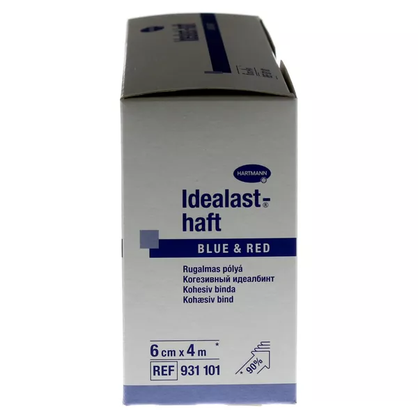 Idealast-haft color Binde 6 cm x 4 m sortiert, 10 St.