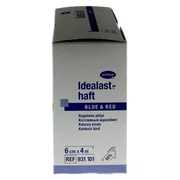 Idealast-haft color Binde 6 cm x 4 m sortiert, 10 St.