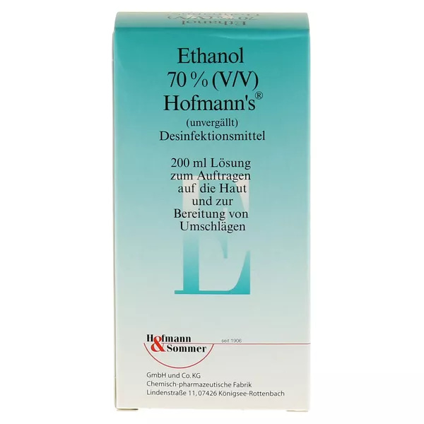 Ethanol 70% V/V Hofmann's 200 ml